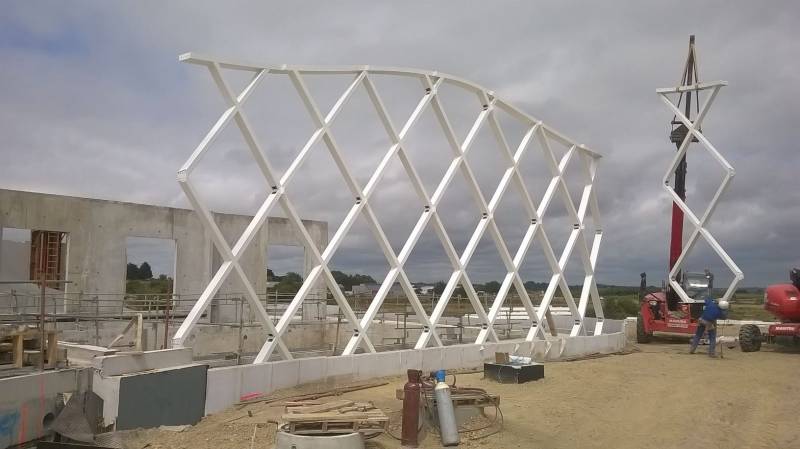 Exécution complète pour la conception de la structure d'un multiplexe aquatique à St Gilles Croix de Vie